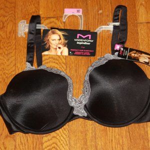 NEW With Tags Madenform Inspirations Bra 36D Black